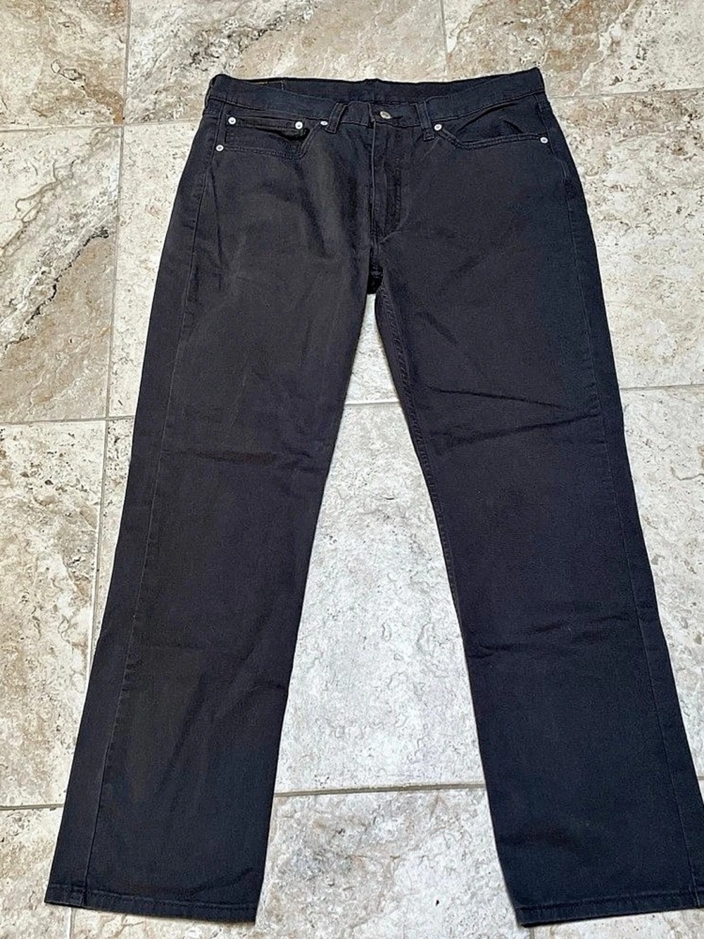 Levi's 514 Straight Leg Jeans in Black Waist 36